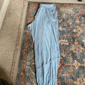 Bluish gray sweatpants